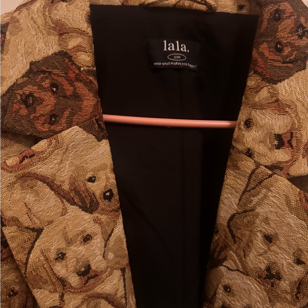 Dressed in LALA Puppy Print Jacket missing LaLa patch - Picture 4 of 6